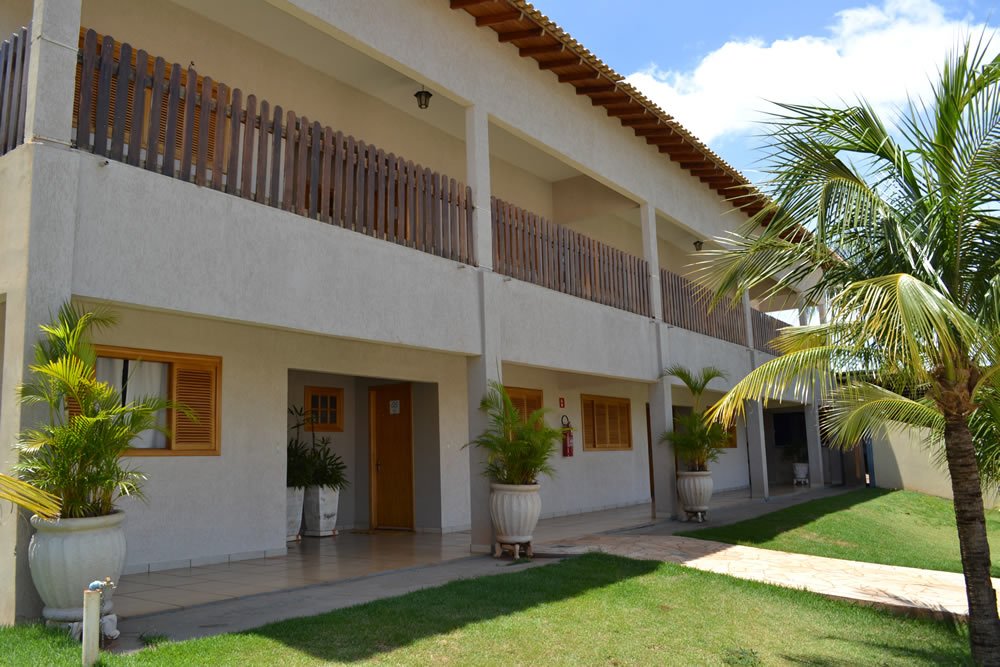 Fachada das acomodações