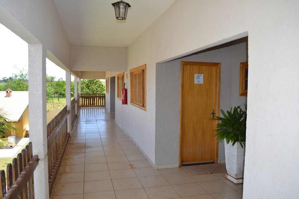 Corredor das acomodações